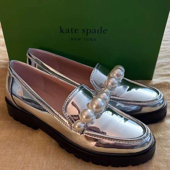 Kate Spade ♠️ Posh Pearl Loafers - Picture 1 of 17